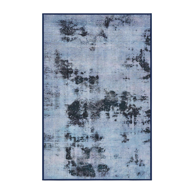 Abstract Indoor Rug, Rectangle 2' x 4'