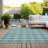 Colzie Plaid Indoor / Outdoor Rug-109584102