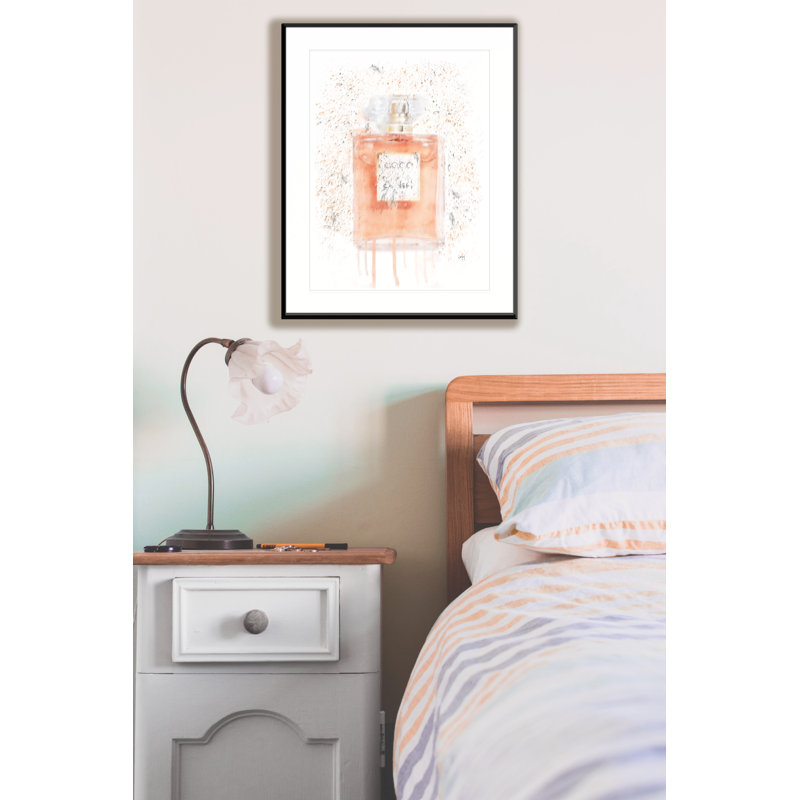 Coral Perfume Bottle - Single Picture Frame Print