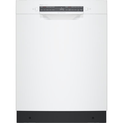 300 Series 24"" ADA Front Control Smart Built-In Dishwasher with Home Connect and 46 Dba -  Bosch, SGE53C52UC