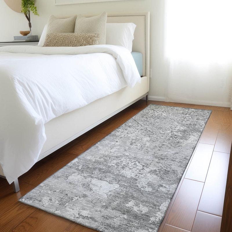 Jenefer Washable Abstract Indoor / Outdoor Rug, Runner 2'3" x 7'6"