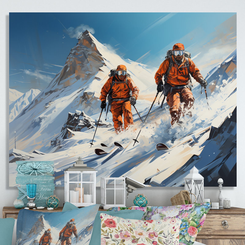 Canada Whistler Adventure I - reproduction sur toile, H 16 po x l 32 po x P 1 po, Toile tendue
