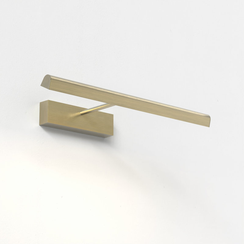 Renoir, 2.36" H x 20.47" W x 9.65" D, Matt Brushed Brass, 612 Lumens