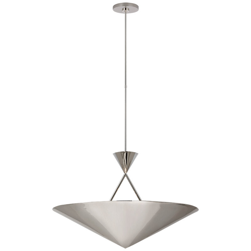 Orsay 1 - Light Chandelier, Polished Nickel