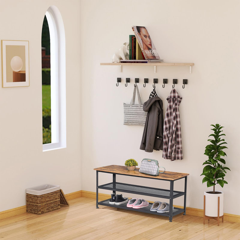 12 Pair Shoe Storage Bench