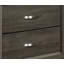 Mobilier de chambre à coucher à tiroirs en queue d'aronde de style contemporain 1pc