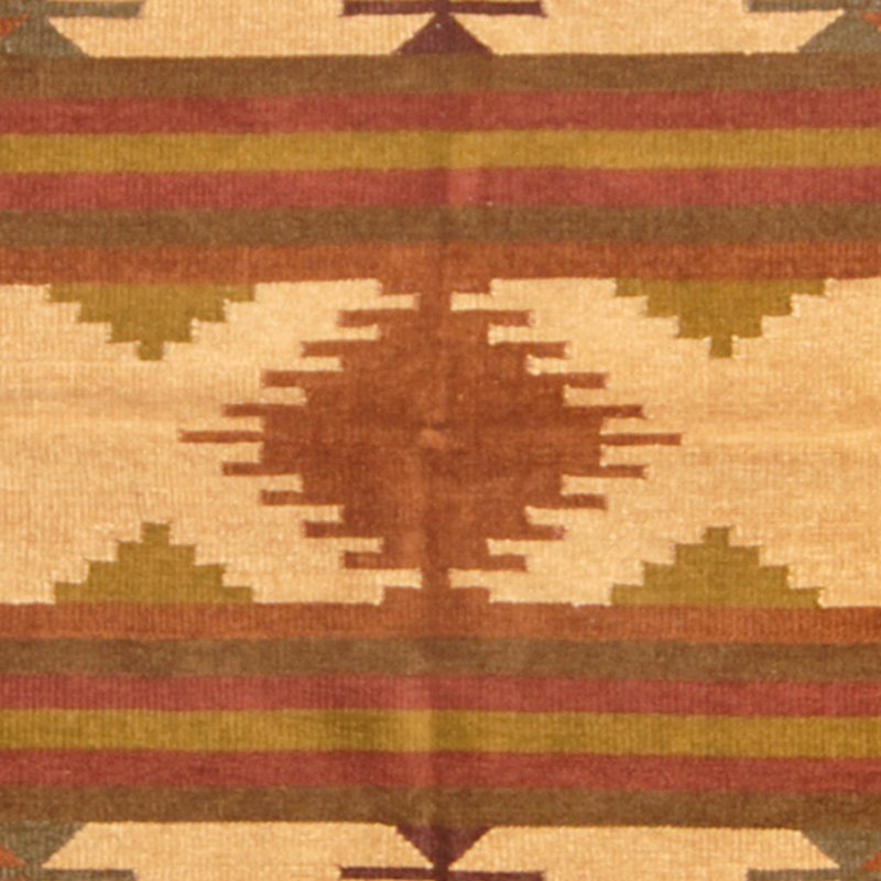 Barkhamsted Wool Striped Indoor Rug, Rectangle 4' x 6'