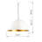 Aurelia Adjustable 1-Light Single Dome Pendant