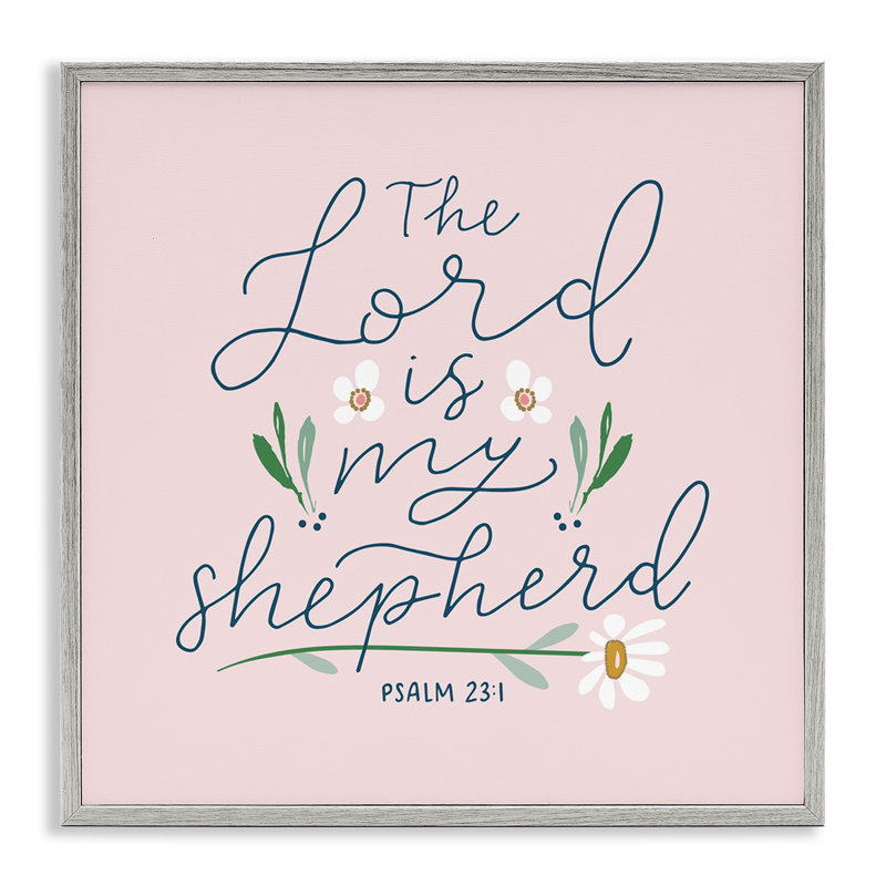 «Lord Is My Shepherd», estampe numérique par Blue Chair Blessing, H 12 po x l 12 po, Estampe numérique Farmhouse