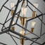 Lustre géométrique 6 lumières façon bougie Artistry