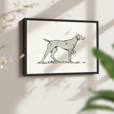 Neutral Pointer I -Framed Print - Restickable