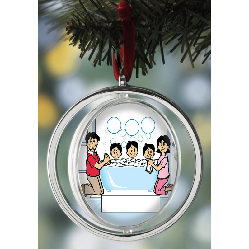 Ornement de Noël personnalisable à double face 3 pièces, Oui