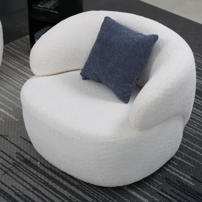 Fauteuil demi-tonneau de 35 po de largeur