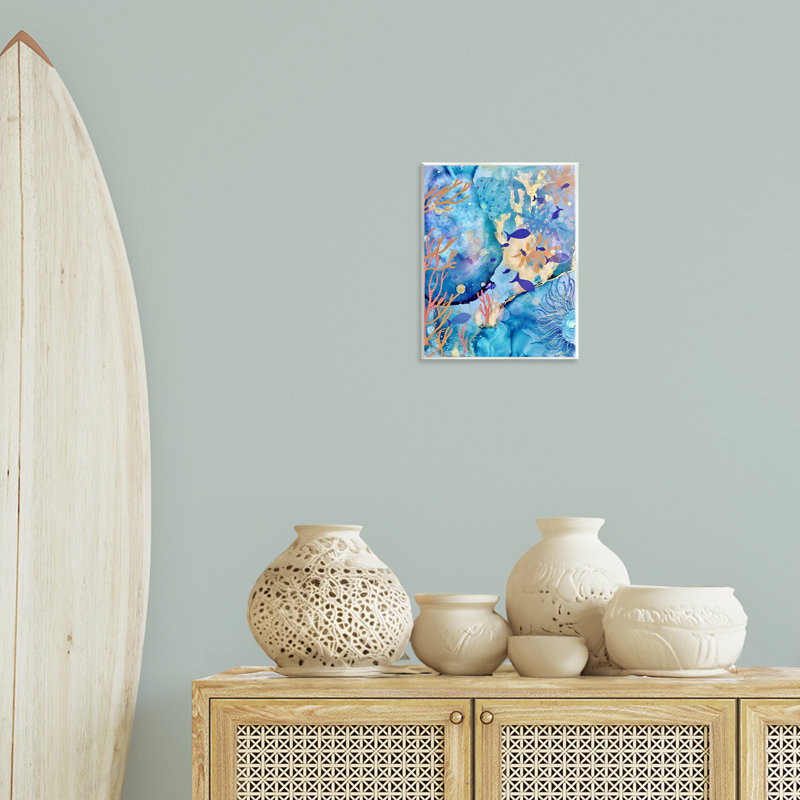 Plaque murale Coral & Sea Life, par Amy Tieman