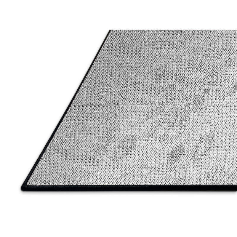 Tapis zone grise à motifs, Rectangle 2 pi x 3 pi