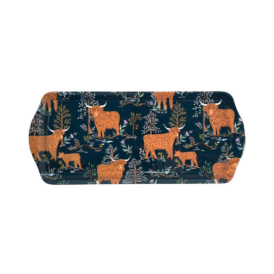 Ulster Weavers Connie the Cow Porcelain Stainless Steel Tray Serving Dish