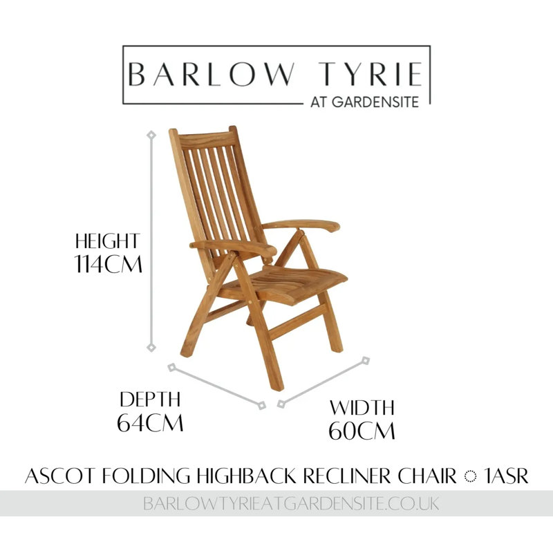 Ascot Outdoor Teak Dining Chair