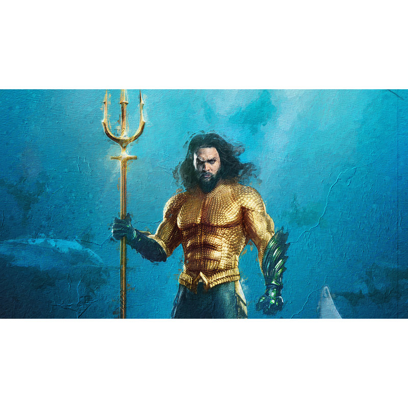 Aquaman 1 DC Heroes and Villians Collection- Art Prints, Metal, 29.5cm H x 39.4cm W x 0.11cm D