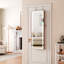 Armoire à bijoux 42,5 po avec miroir lumineux et armoire à bijoux murale-2135177511