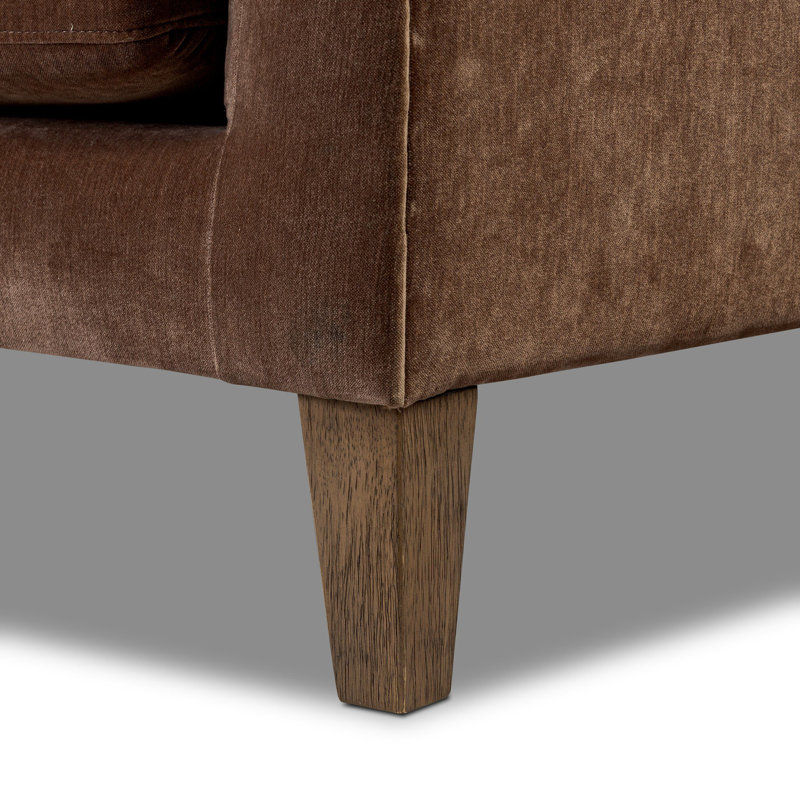 Canapé Chesterfield Beola, Amici Tobacco Velvet