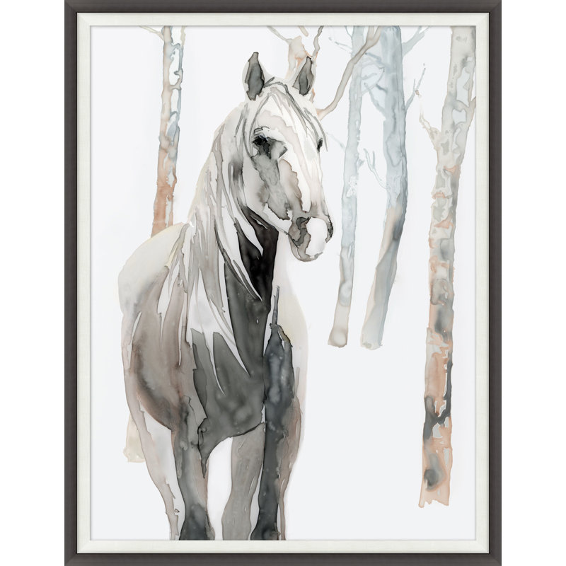 Cheval sauvage 1 - Peinture encadrée