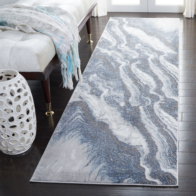 Marni Performance Abstract Rug, Runner 2'3" x 8'
