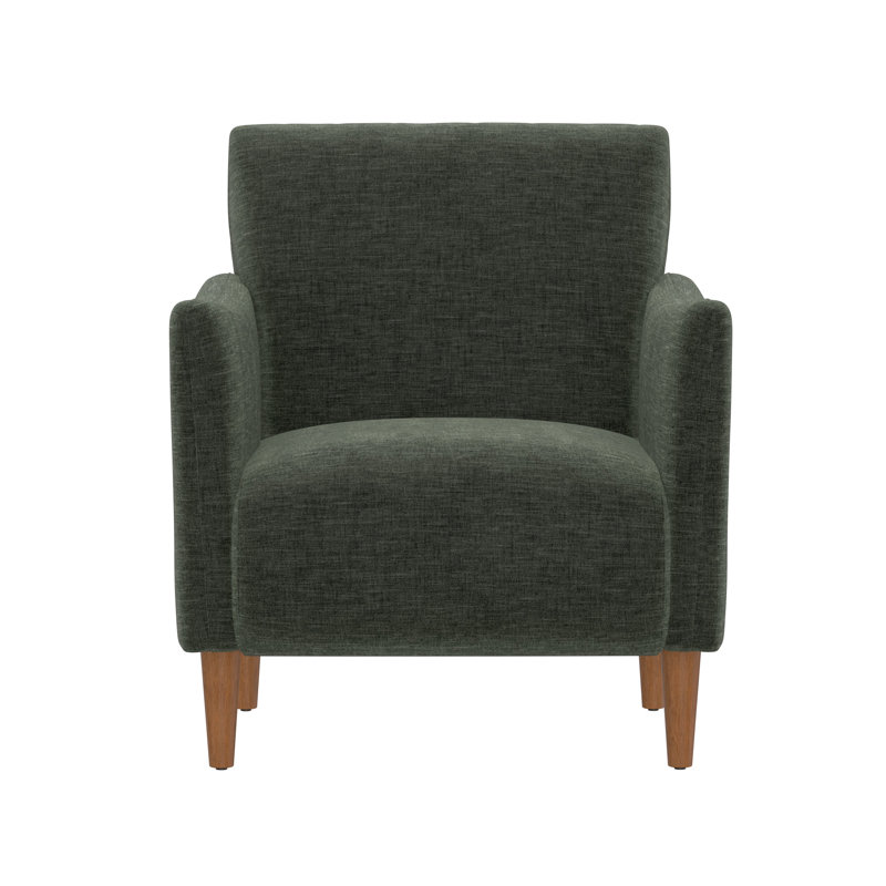 Armaghan 28.3'' Wide Armchair, Green Chenille