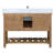 Pelaghia 48'' Single Bathroom Vanity with Marble Top-57367805