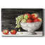 Watercolor Fruit Bowl I - Toile tendue avec châssis de qualité supérieure - prête à être accrochée-1960624406