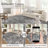 Machine Washable Rug Oriental Vintage Non-Slip Low Pile Rubber Backing Area Rug for Living Room Bedroom Kitchen Dining Room-109902985