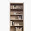 Bibliothèque à 5 tablettes, finition brune