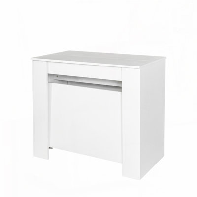 Wooden Frame Multifunctional Extendable Dining Console Table