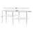 Keauri Multi-Shelf Glass Coffee Table