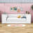 Benvinda Twin 2 Drawers Wood Daybed with Twin Size Trundle and Charging Station-1778575588