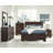 Villeparisis Dark Cocoa Eastern Panel Bed