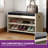 6 Pair PU Shoe Bench With Handle-619863628