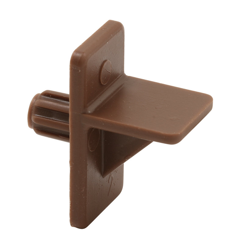 Support de tablette en plastique brun 1/4 po Prime-Line 1/4 po