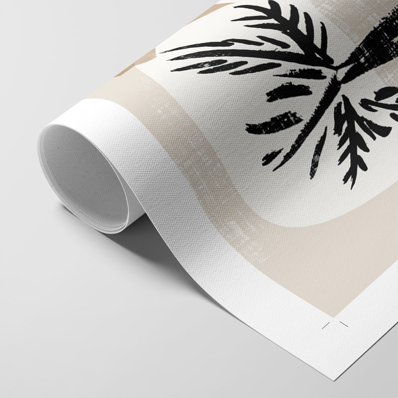 Soft Palms III - Impression sur toile seulement - NON CADRE, H 48 po x l 32 po