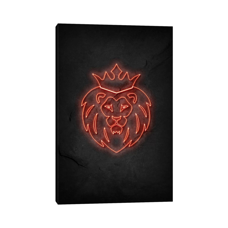 Lion King by Durro Art - Wrapped Canvas Gallery-Wrapped Canvas Giclée, 101.6 cm H x 66.04 cm W x 1.91 cm D