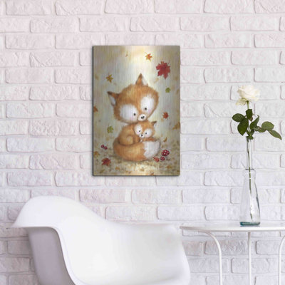 Fox 2' by Makiko, Metal Wall Art
