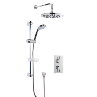 Thermostatic Shower with Dual Shower Head