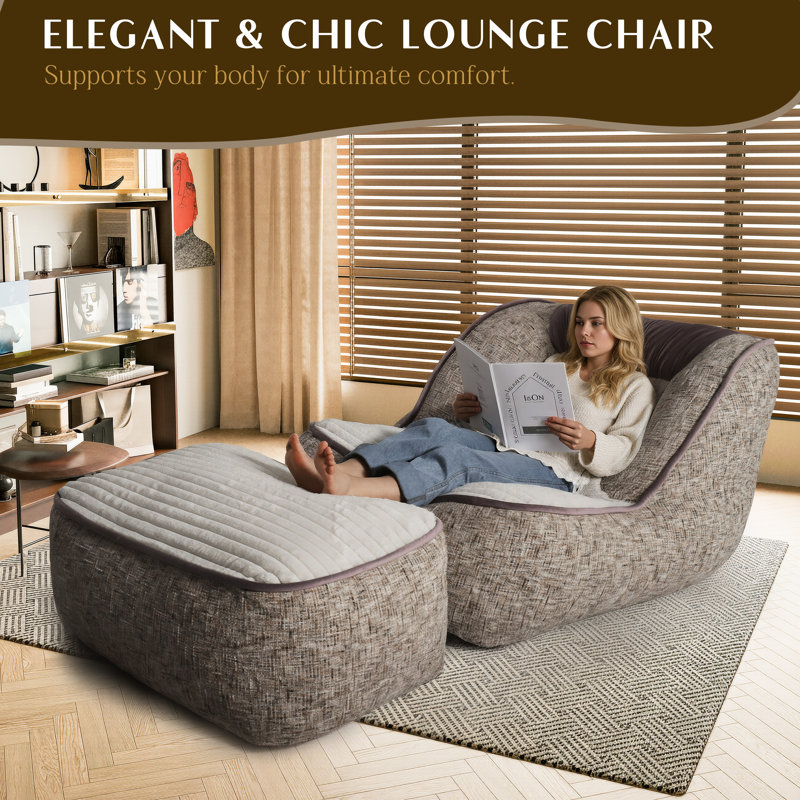 Polyester Refillable Bean Bag Lounger