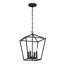 Lustre géométrique à 4 lumières à intensité variable Natalja-23418260