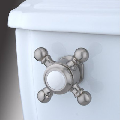 Decorative Buckingham Cross Handle Tank Lever Arm