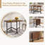 Oval Metal Base Dining Table-1335550122-1335550117