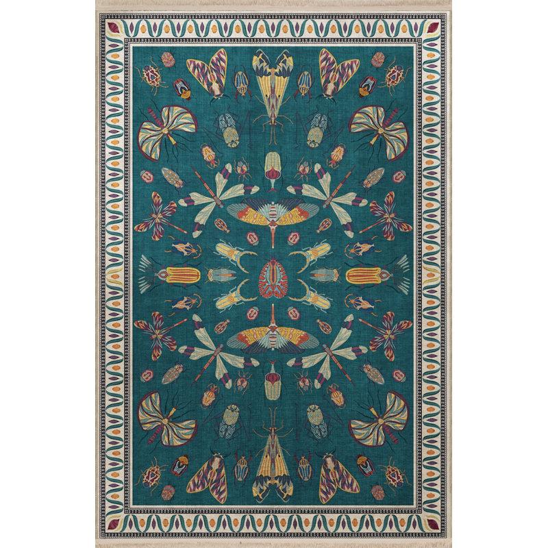 Tapis rectangulaire Asenet, Tapis de couloir 2 pi 8 po x 6 pi 7 po