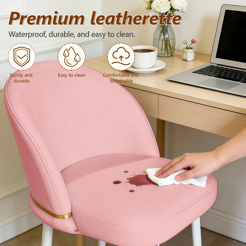 Side Chair, Pink