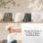 Natural Marble Vase Bookends Set of 2, Decorative Stone Book Holders-290473194