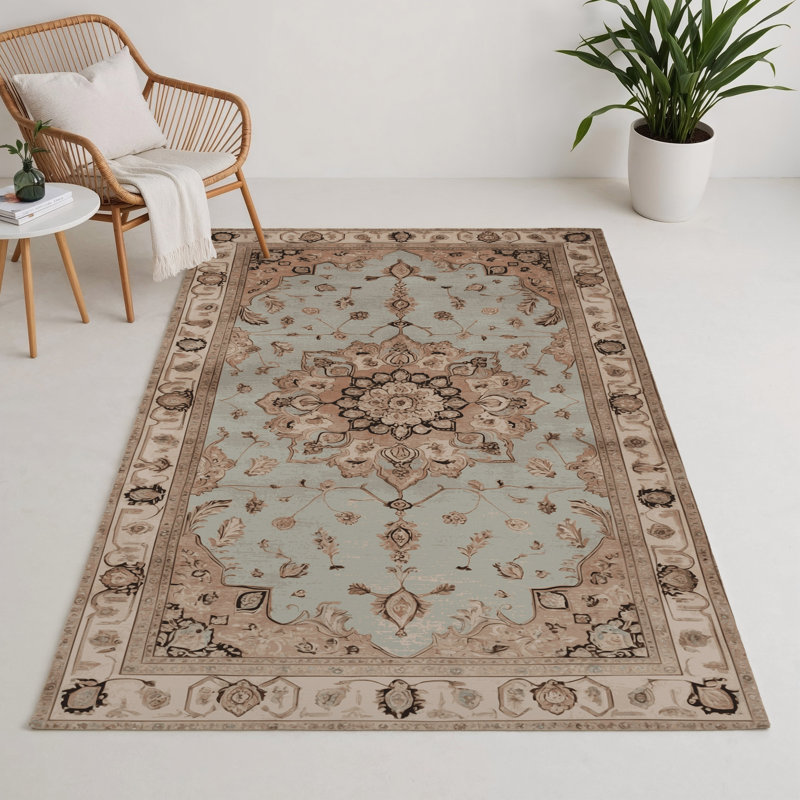 Tapis intérieur et extérieur Tabriz, Rectangle 5 pi x 7 pi