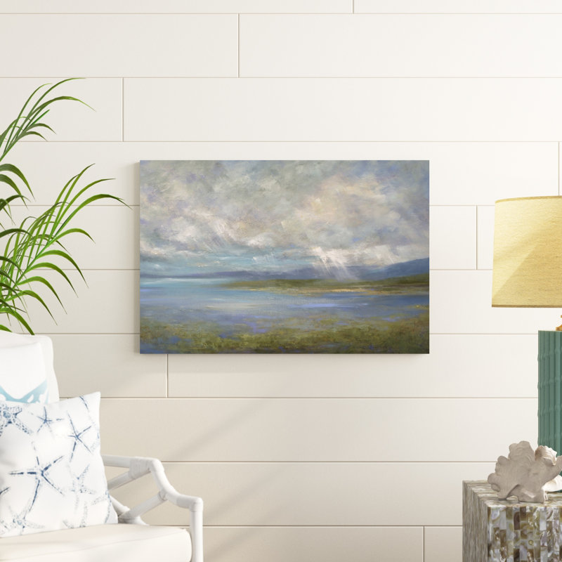 « south bay lights », peinture sur toile, H 24 po x l 36 po